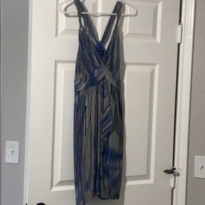 Banana Republic Silk Draped Dress